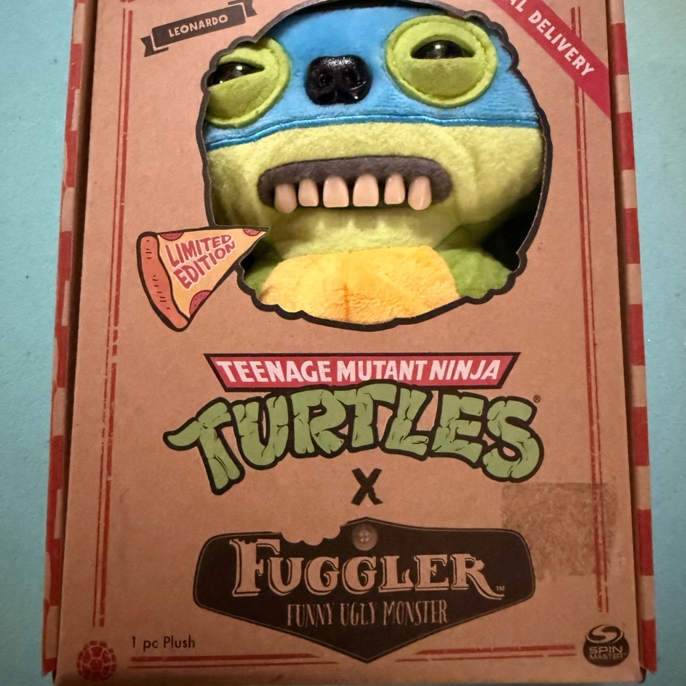 Teenage Mutant Ninja Turtles X Fuggler Plush - limited edition Leonardo